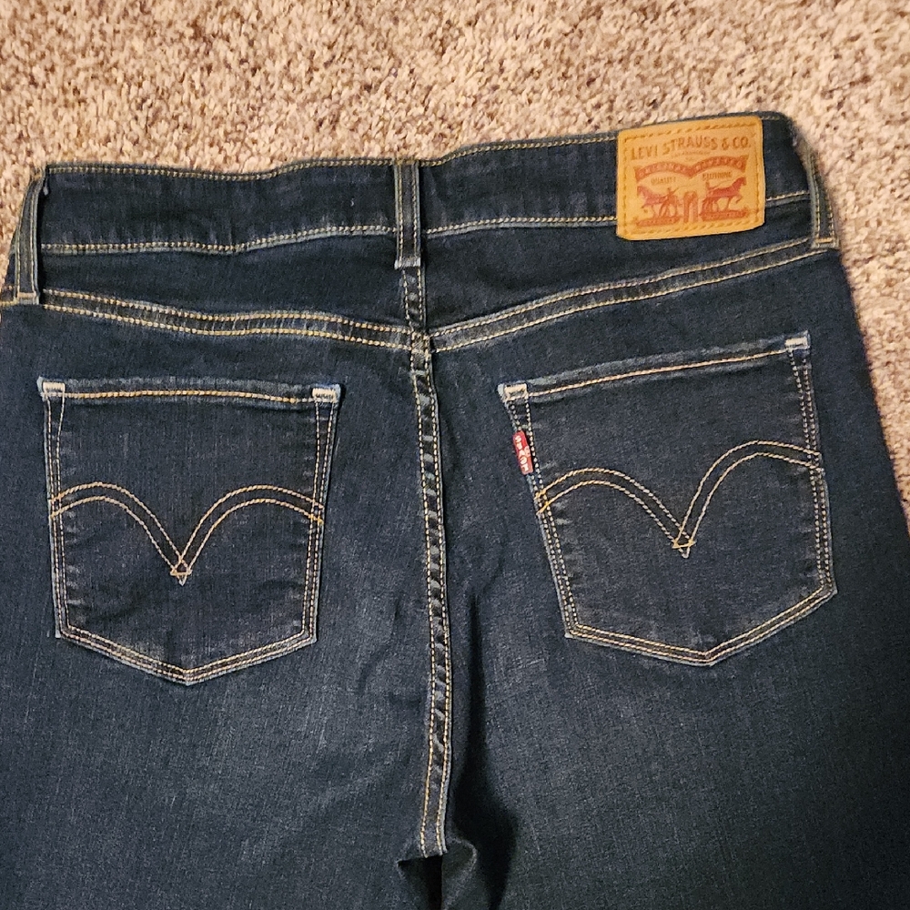 Levi's Women's Dark Blue Denim Jeans